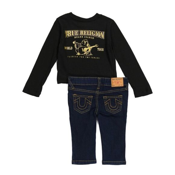 True Religion Buddha TShirt and Jean Set NWT - Picture 3 of 16